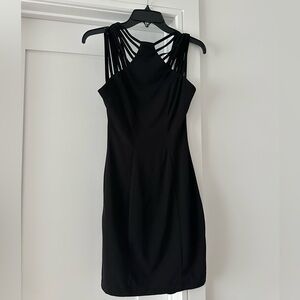 Mini black dress